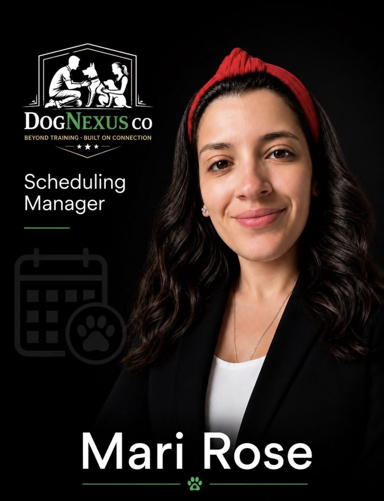 Mari Rose, scheduling manager at DogNexus